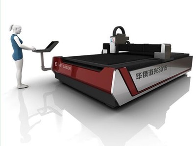 供应华俄激光HECY3015D-750金属激光切割机_激光切割机图片_高清图_细节图